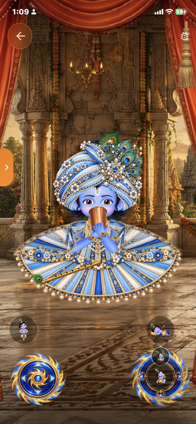 Laddu Gopal Bhog – offering milk to Bal Krishna